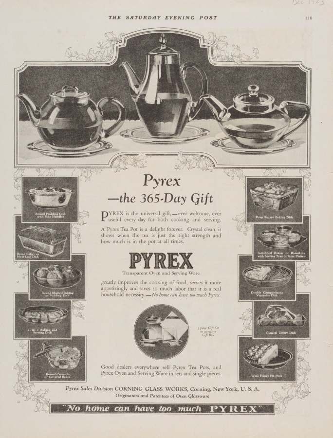 “Pyrex, the 365 day gift.”