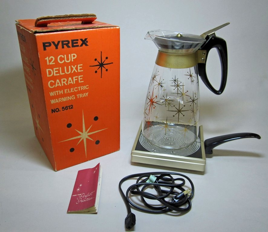 Pyrex 12 Cup Carafe with Electric Warming Tray