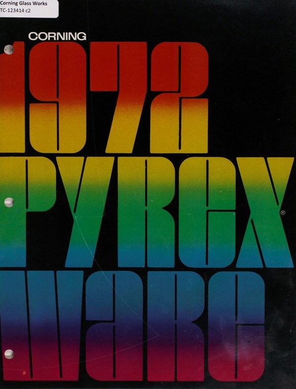1972 Pyrex ware