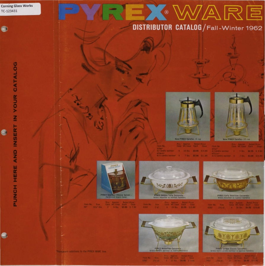 “Pyrex ware distributor catalog, Fall-Winter 1962”