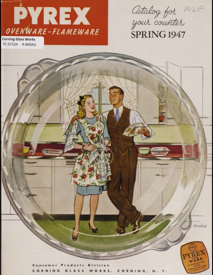 “Pyrex Ovenware-Flameware : catalog for your counter, spring 1947”