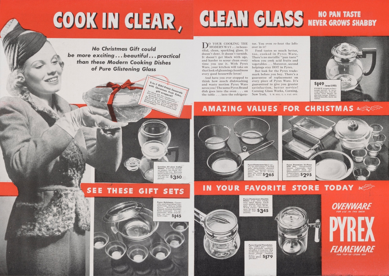Cook in clear, clean glass: Amazing values for Christmas; see these gift sets in your favorite store today