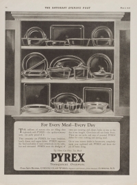“For every meal, every day.” Pyrex advertisement 