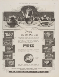 Pyrex bianco e marrone Early American ciotole di miscelazione