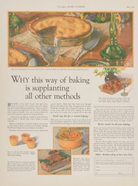 “Why this way of baking is supplanting all other methods.” Pyrex advertisement