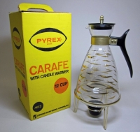 Pyrex 12 Cup Carafe with Candle Warmer