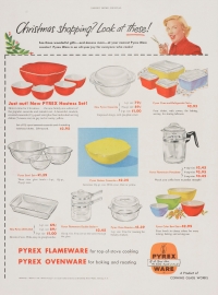 Christmas shopping? Look at these! [Pyrex advertisement]