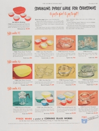 Sparkling Pyrex ware for Christmas: A joy to give! A joy to get!